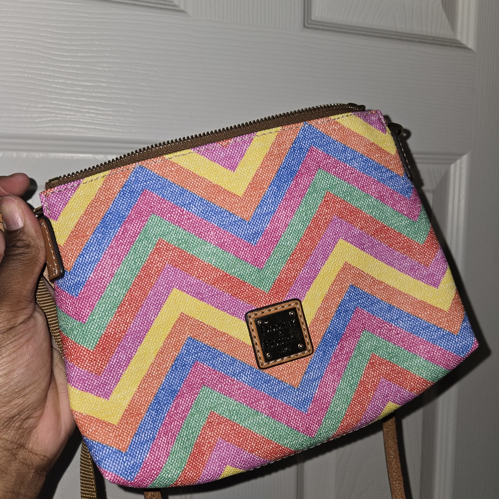 Dooney & Bourke Multicolor Chevron Crossbody Bag